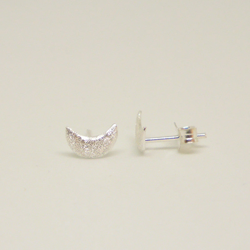 Sterling Moon Studs