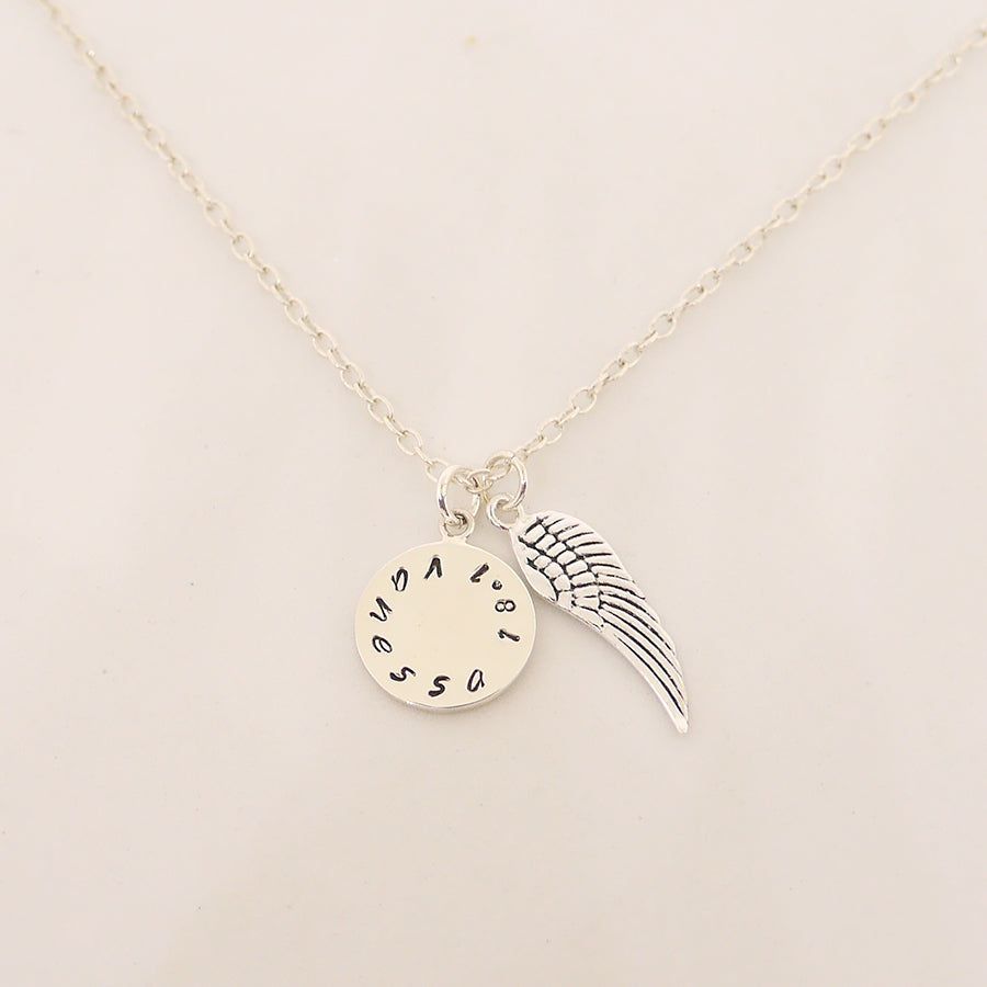 Sterling Silver Wing Necklace