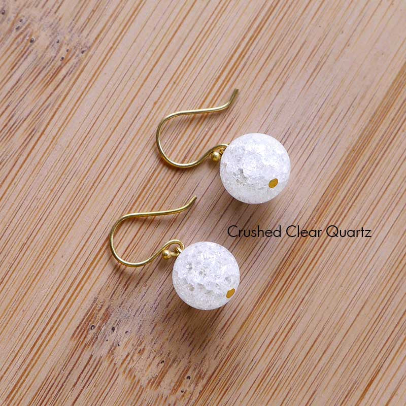 Gemstone Hook On Earrings